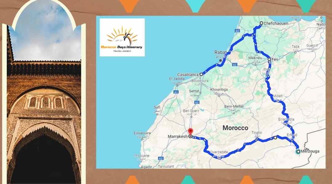 10 Days Morocco itinerary