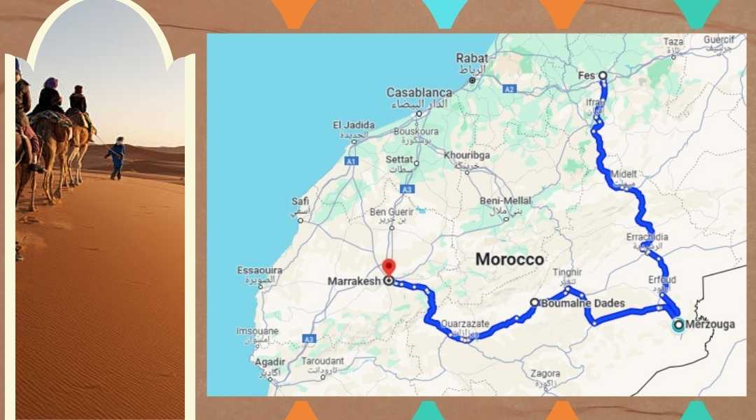 Marrakech to Fes desert tour 4 days