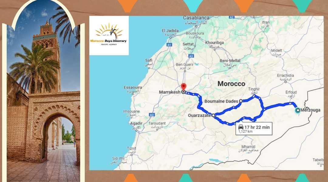 3 Day desert tour from Marrakech to Merzouga